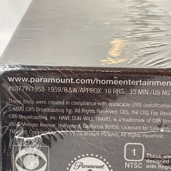 Have Gun Will Travel Complete 2nd Season 6 DVD Set Video Richard Boone 16+ Hours - Picture 8 of 9